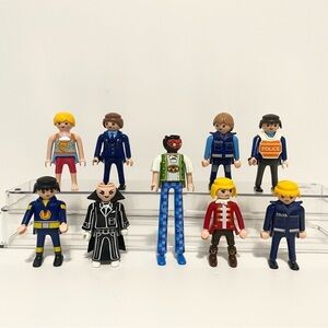 Playmobil Lot People Lot Police Fire Adult Bundle Action Figures Toys 4/$20 🛑